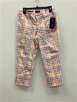 $41  Charter Club Plaid Bristol Capri size 10