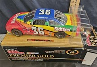 premier gold skittles #36 racing car in origi. box