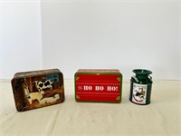 Antique Christmas Tins