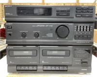 Sony Fm/Am stereo w/ dual cassette types