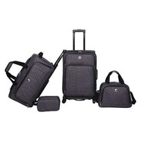 Skyline 4pc Softside Luggage - Gray Geo