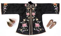 Lot of Vintage Embroidered Chinese Clothing.