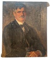 Oil on Canvas Portrait of a Man