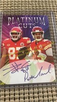 Patrick Mahomes/Travis Kelce Platinum Cuts