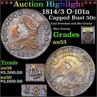 ***Auction Highlight*** 1814/3 Capped Bust Half Do