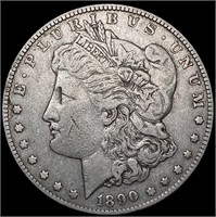 1890-CC Morgan Silver Dollar LIGHTLY CIRCULATED