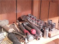 Tools: screwdrivers - sockets - hammers - etc.