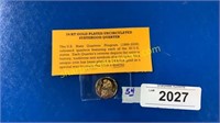24 kit gold plated uncirculated statehood quarter