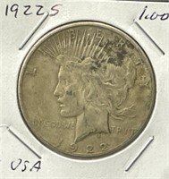 USA 1922 Silver Peace Dollar!