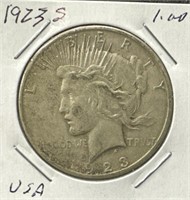 USA 1923 Silver Peace Dollar!