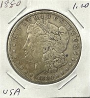 USA 1880 Morgan Silver Dollar!