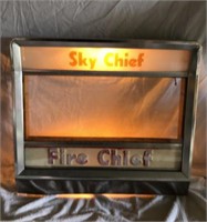 Vtg Gas Pump Sky Chief Fire Chief Light