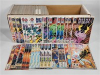 LONG BOX FULL OF ASSORTED COMIC BOOKS