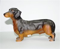 Beswick porcelain black & tan dachshund