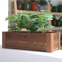 Wooden Planter Box31.5x9.84x5.9In