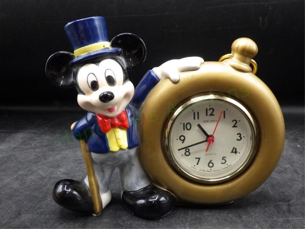 Vintage Micky Mouse Seiko Desk Clock