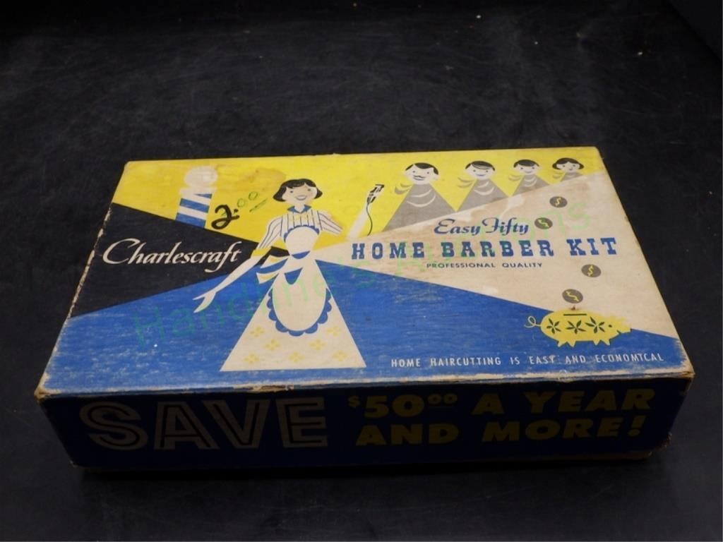 Vintage Charlescraft Home Barber Kit B-12