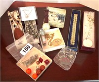 VTG COSTUME JEWELRY, WATCHES, ETC