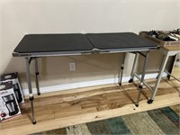 Padded Adjustable Folding Table