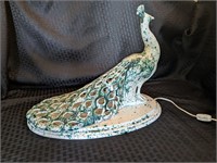 Holland Mold Peacock lamp