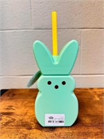 Easter PEEPS Mint Tumbler Cup with Straw 7"