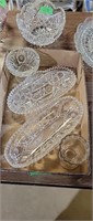 Misc. Etched Glass Lot