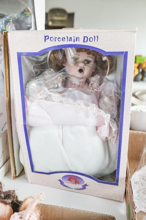 Goldenvale Collection Porcelain Thumb Sucking Doll