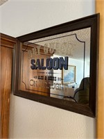 Dry Gulch Saloon Mirrored Bar Sign