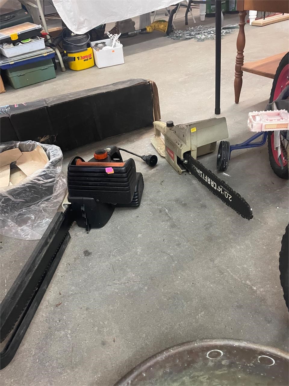 2 Electric Chain Saws