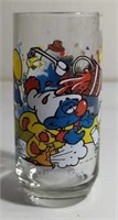 1983 Smurfs Clumsy Smurf Glass