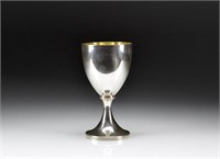 GEORGE III ENGLISH SILVER GOBLET