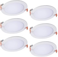 Canless Kit(6 Pack) Recessed Integrated LED, White