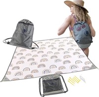 $64 California Drawstring Beach Blankets - 7ft x