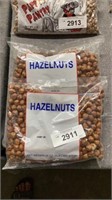 2 Bags of hazelnut 16 ounces