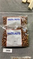 Two bags of hazelnuts, 16 ounces
