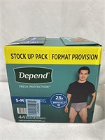 DEPEND FRESH PROTECTION ADULT DIAPERS - 44PCS -