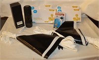 4 NIB Vinyl Gloves, Thermometer &