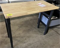 trinity 48in wood top work table