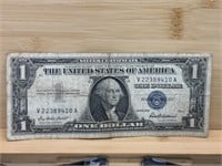 Silver One Dollar Certificate, Nice Condition