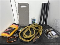 Lot: rope, misc