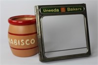 Nabisco Cookie Jar & Uneeda Biscuit Box Cover