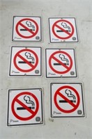 Metal No Smoking Sign 4"x4"