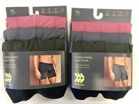 6 New Pairs Mesh Panel Boxer Briefs Size XL
