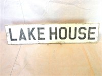Wooden Sign - LAKE HOUSE