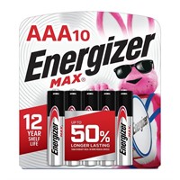 Energizer MAX AAA Batteries (10 Pack), Triple A