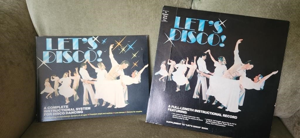 1978 Let's Disco Record & Book