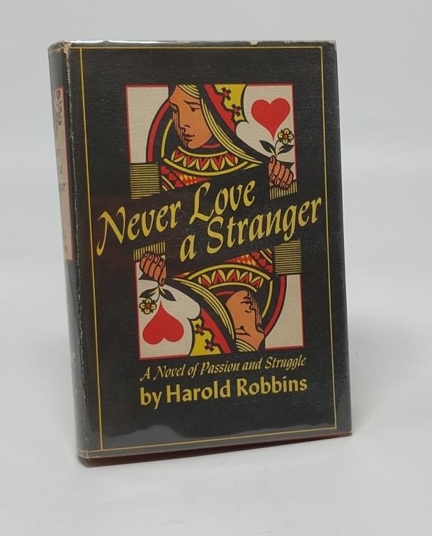 NEVER LOVE A STRANGER   HAROLD ROBBINS