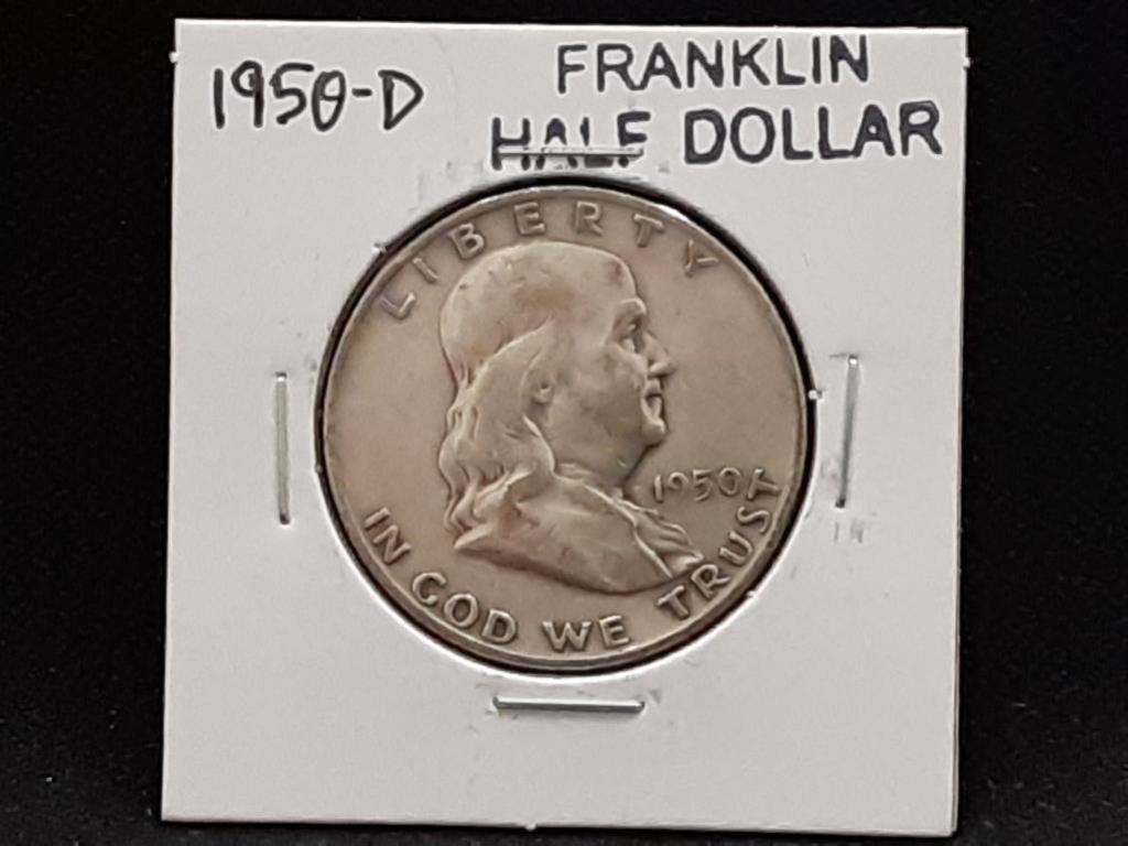 1950D Franklin Half Dollar