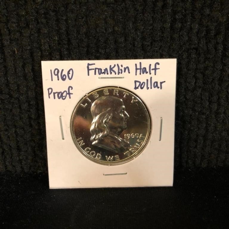 1960 Franklin Half Dollar Proof