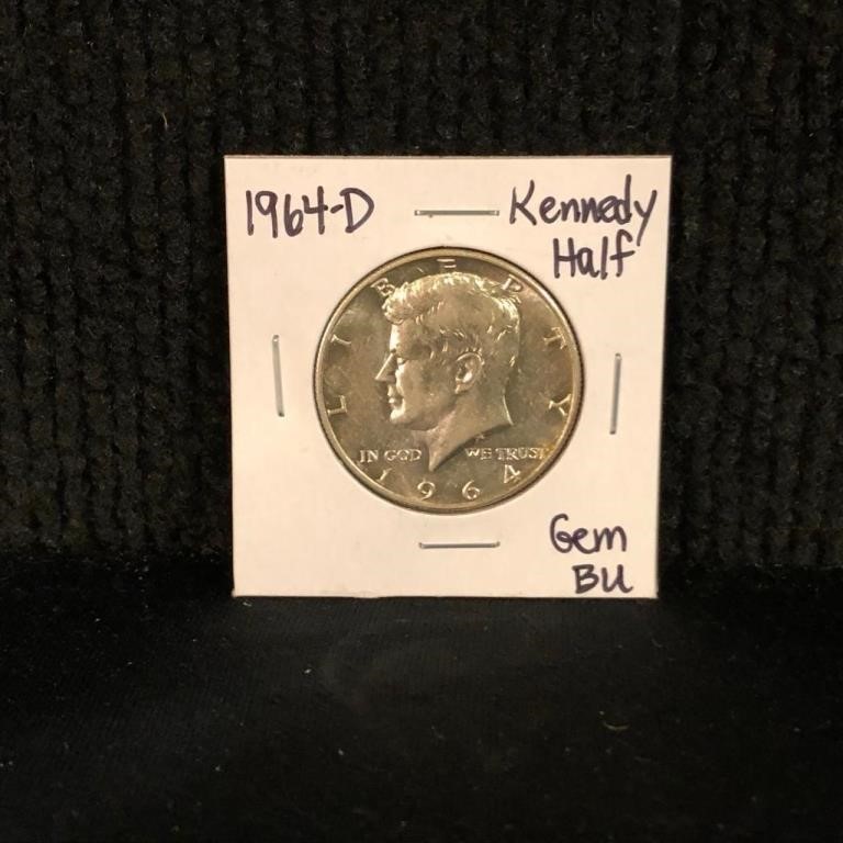 1964D Kennedy Half Dollar